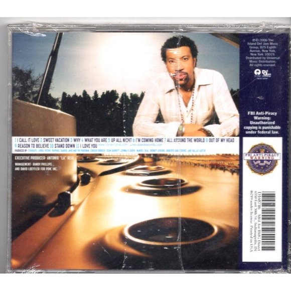 LIONEL RICHIE COMING HOME CD, ©2006, 11 Track inc. Sweet Vacation, BRAND-NEW SEA - Picture 2 of 2
